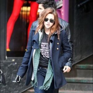 French Conn Arnas Military Peacoat Double Breasted